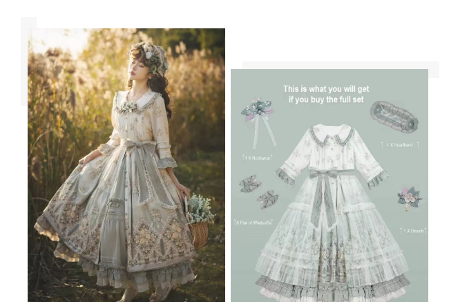 lolita科普：小裙子上的各个部件你都知道？